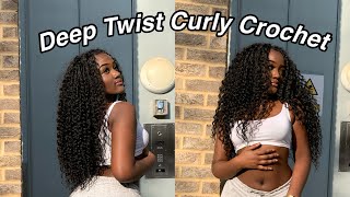 HOW TO: Install FREETRESS DEEP TWIST Crochet Braids *easy*| Marietta