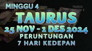 KABAR BAIK ZODIAK TAURUS AKHIR NOVEMBER 2024♉RAMALAN TAROT MINGGU INI 25 NOV sd 1 DESEMBER 2024