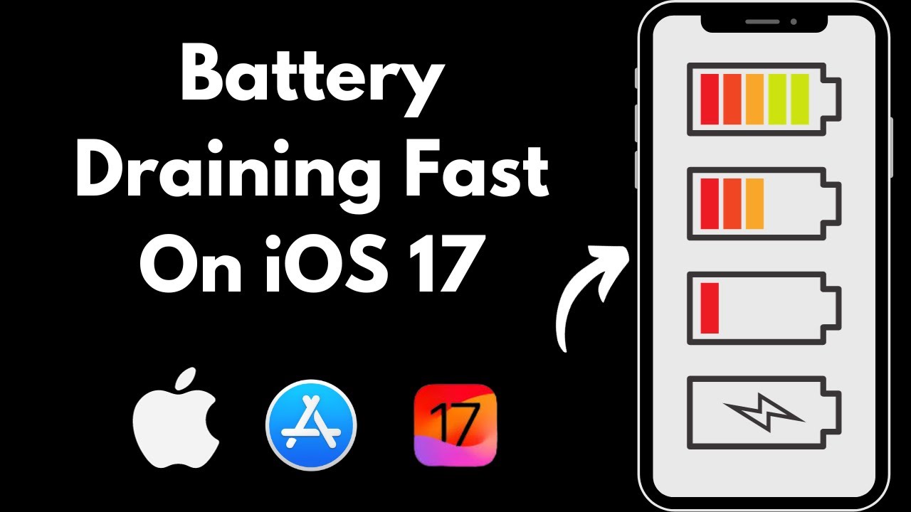 How To Fix IPhone Battery Draining Fast After Update IOS 17 - YouTube