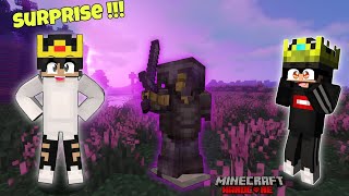 i suprised @obitogaming290  with this legendary armour in Minecraft Hard-core || part 6