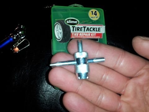 How To Use A Four Way Tire Valve Tool - Valve Stem Core Replacement How To Use A Four Way Tire Valve Tool - Valve Stem Core Replacement