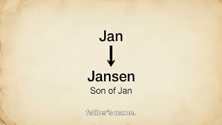 The Secret History of Dutch Surnames