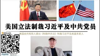 中美脱钩！美国立法制裁习近平及家人 中国共产党全国代表大会成员及其直系亲属禁止使用美国VISA系统 禁止入境美国 美国财产将被冻结 与中共合作商业利益将被没收 中国宣布如法律通过将制裁所有美国议员