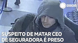 Suspeito de matar CEO de seguradora de saúde é preso nos EUA