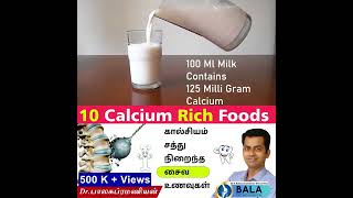 கால்சியம் சத்து நிறைந்த சைவ உணவுகள்| Calcium Rich Non Veg Foods | Dr Balasubramanian