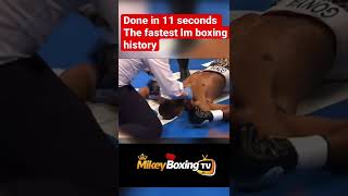 Fastest knockout in Boxing history #knockout #ko #boxing #power