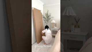 The most beautiful bedroom mirror… #unboxingvideo #bedroomdecor #mirror #bedroom #home