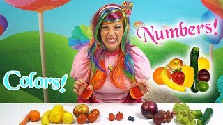 Learn Numbers and Colors by Eating Healthy with Princess Lollipop!