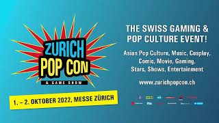 ZURICH POP CON \u0026 Game Show 2022: Teaser Gaming