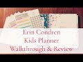 *NEW* Erin Condren Kids Planner Walkthrough & Review || Homeschool Planning