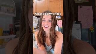 Organizing my Fridge! #organization #groceryshopping #food #kitchen #satisfying #shorts