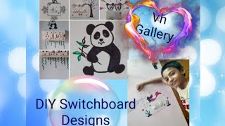 5 Simple and easy Switchboard painting ideas /Switchboard painting ideas / Wall painting design idea