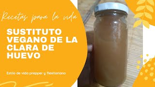 SUSTITUTO DE HUEVO VEGANO PARA REPOSTERÍA #aquafaba