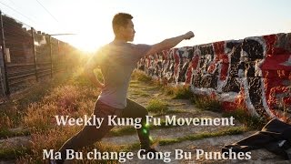 Shaolin Kung Fu Tutorial -  Ma Bu change Gong Bu Punch