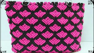 macrame ladies purse