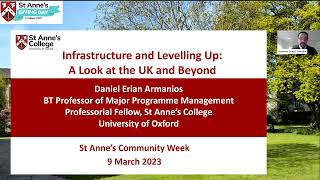 "Infrastructure and Levelling Up: A Look at the UK and Beyond" with Professor Daniel Armanios