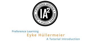 IA2 - Eyke Hüllermeier - Preference Learning