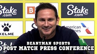 'I sensed the players frustration because they want to run!' | Watford 0-0 Everton | Frank Lampard