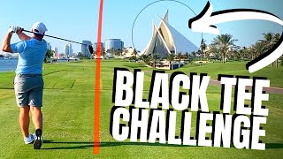 IMPOSSIBLE GOLF PRO BLACK TEE CHALLENGE!!