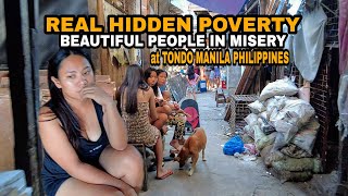 You wouldn't believe this! A sad reality in tondo manila Philippines [4k] Walk t