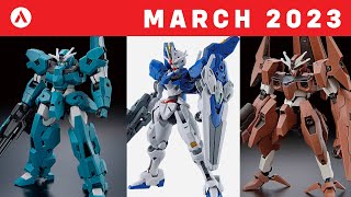 Gunpla Lineup March 2023 | New Gunpla Release for March 2023 | New Gunpla Kits