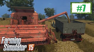 Letnie żniwa Bizonem - Farming Simulator 15 (Boluśowo V6) #7, gameplay pl