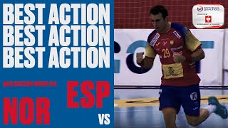 Aitor Arino finishes the perfect fast break | EHF EURO Cup