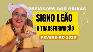 PREVISÕES DOS ORIXÁS ♌️SIGNO LEÃO FEVEREIRO 🔑OXAGUIÃ E OXOSSI As TRANSFORMÇÕES E AS OPORTUNIDADES🤩