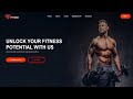 Gym Website Using HTML & CSS | Step by Step Tutorial | Fast Code