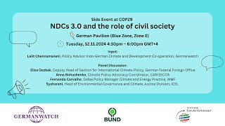 NDCs 3.0 and the role of civil society