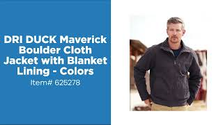 Promo Product Review: DRI DUCK Maverick Boulder Cloth Jacket with Blanket Lining| AnyPromo 625278