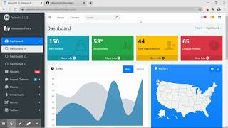 AdminLTE3 and Angular 10 Integration with Routing Practical Example