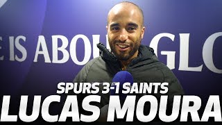 INTERVIEW | LUCAS MOURA ON SAINTS WIN | Spurs 3-1 Saints