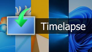Windows 7 - 11 Upgrade Timelapse on a Mac!