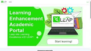 Self Registration for Students and Teachers | LEAP LMS