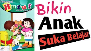 BUKU PAUD MENGENAL HURUF - BIKIN ANAK SUKA BELAJAR