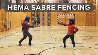 HEMA Sabre Fencing | Steve vs Peter