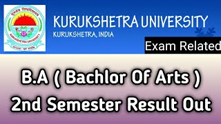 🛑KUK University B.A 2nd Sem Result Out | How To Check KUK Result Online | Learning With A J