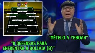 Pronunciamiento de Vito Muñoz sobre la posible alineación de Ecuador ante Bolivia