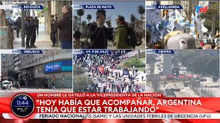 Conmoción por el ataque a Cristina Kirchner:"No comparto que hoy sea feriado nacional" Naidenoff