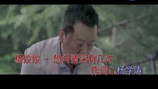 想问情深有几许 (女版)  杨姣姣-伴奏 KARAOKE