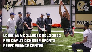 Highlights: 2022 Louisiana Pro Day | New Orleans Saints