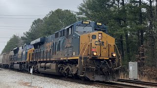 CSX M653 Clears Colier Yard and off to Hamlet NC with an SD70MAC/Hornshow