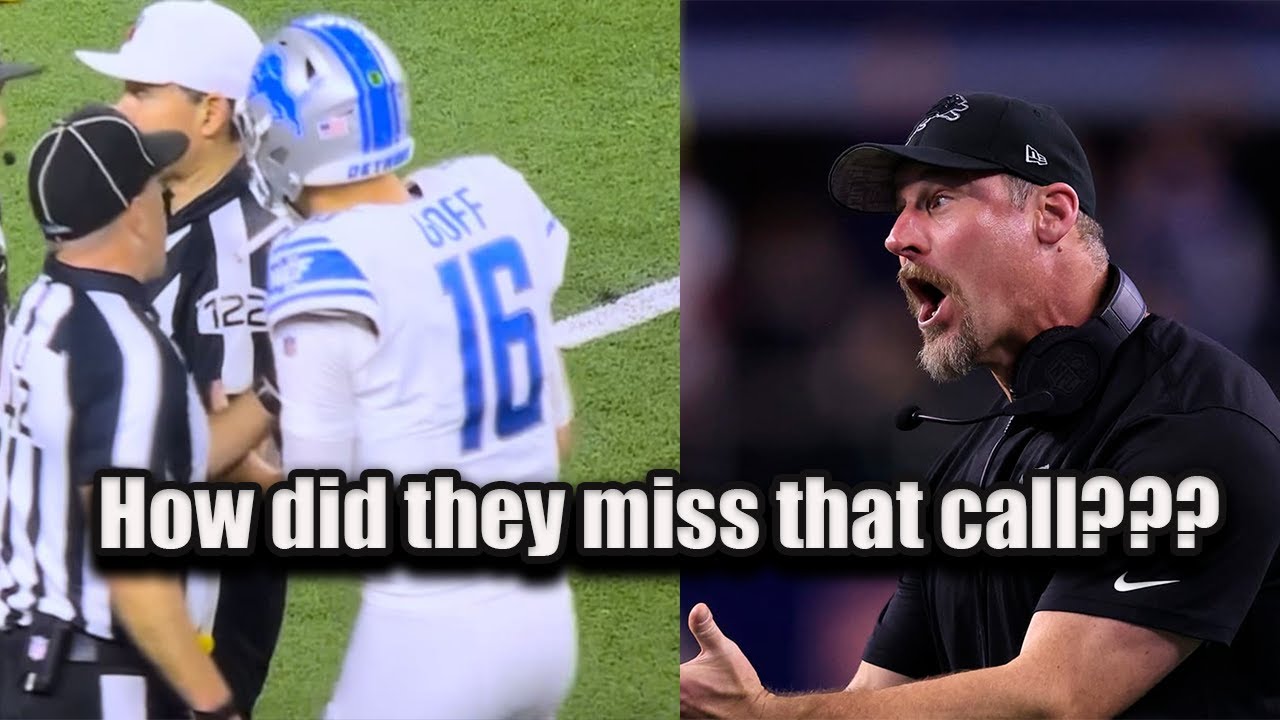 Referee Blunder: Did A Missed Call Hand Cowboys The Win Vs. Lions ...