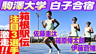 【駒澤大学 王座奪還へ】エース 篠原倖太朗、佐藤圭汰、伊藤蒼唯 注目選手が走り込み 会場にファンも詰めかけ即席サイン会も｜駒澤大学白子合宿①