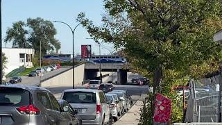 Another EXO commuter rolling on the De Maisonneuve and Cavendish bridge