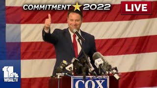 LIVE: Commitment 2022 Dan Cox speaks on Election Night - on.wbaltv.com/3FXOe4R