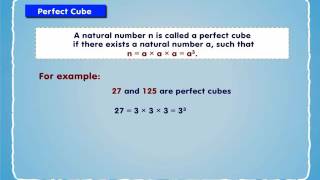 What is a Perfect Cube?