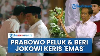 Presiden Prabowo Beri Jokowi Keris, Yel-yel 'Terima Kasih Bapak Jokowi' Menggema di HUT Gerindra