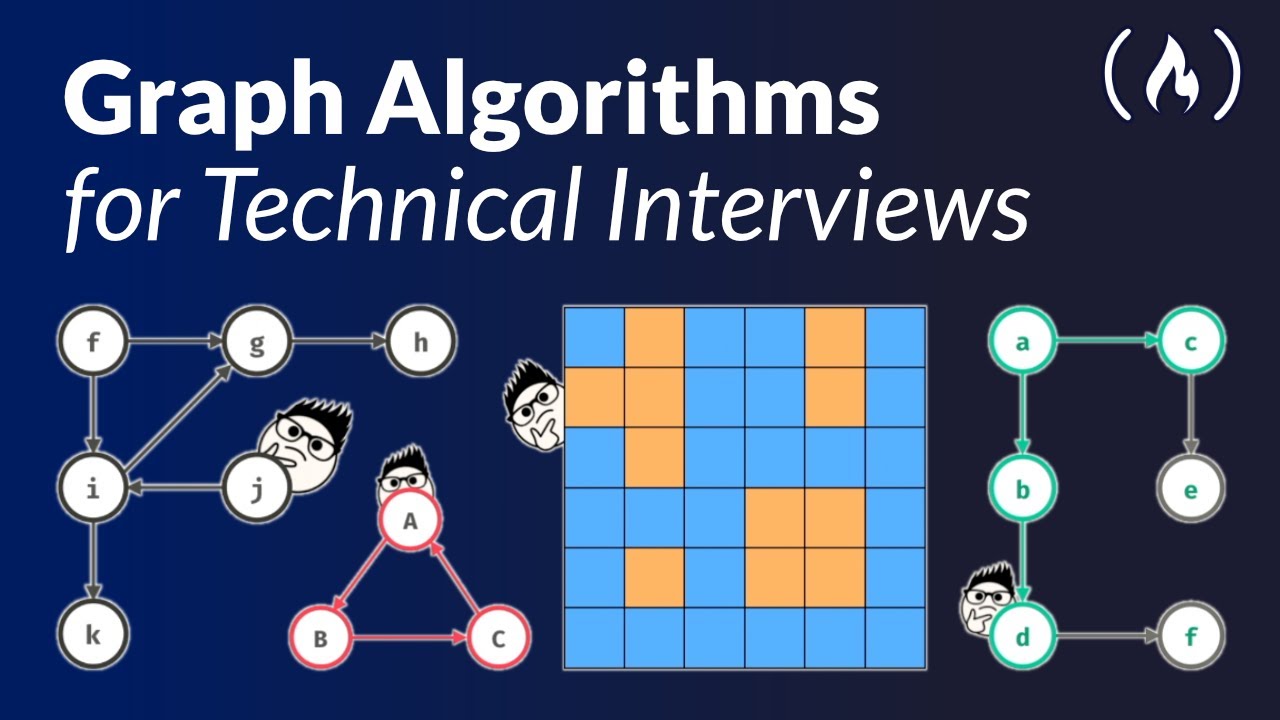 Graph Algorithms For Technical Interviews - Full Course - YouTube